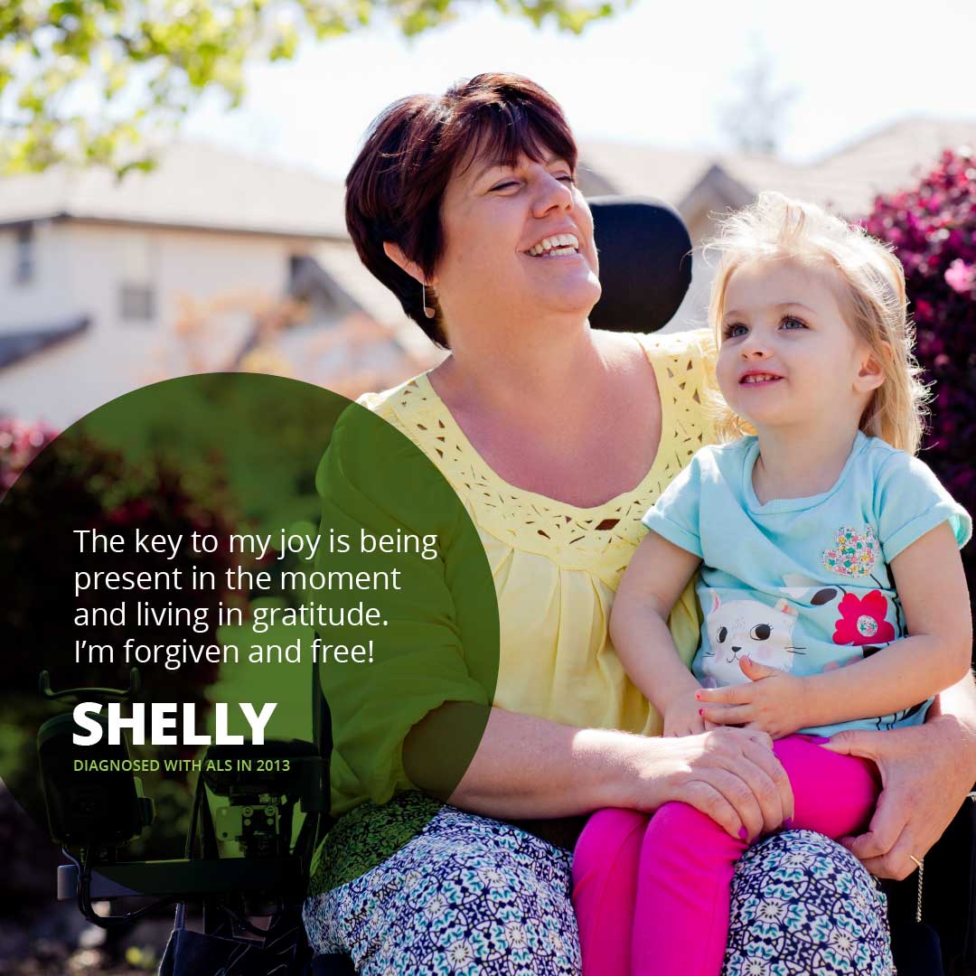 Portrait of Shelly, diagnosed with ALS in 2013