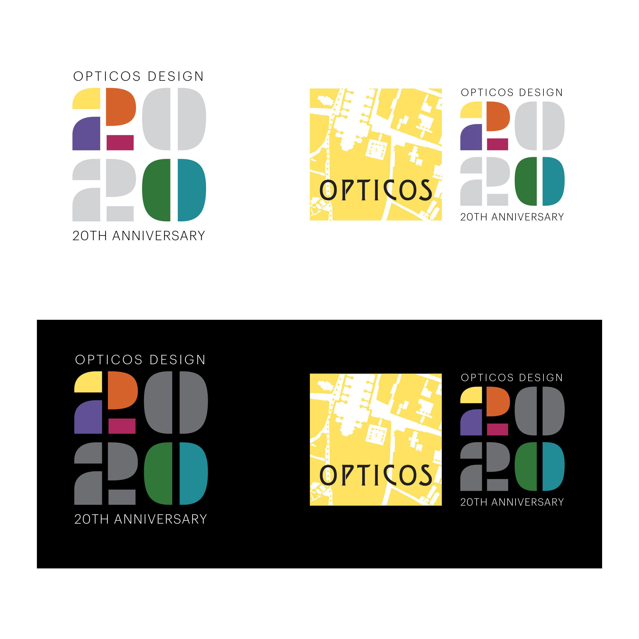 20th Anniversary Logo and Corporate Logo lockup