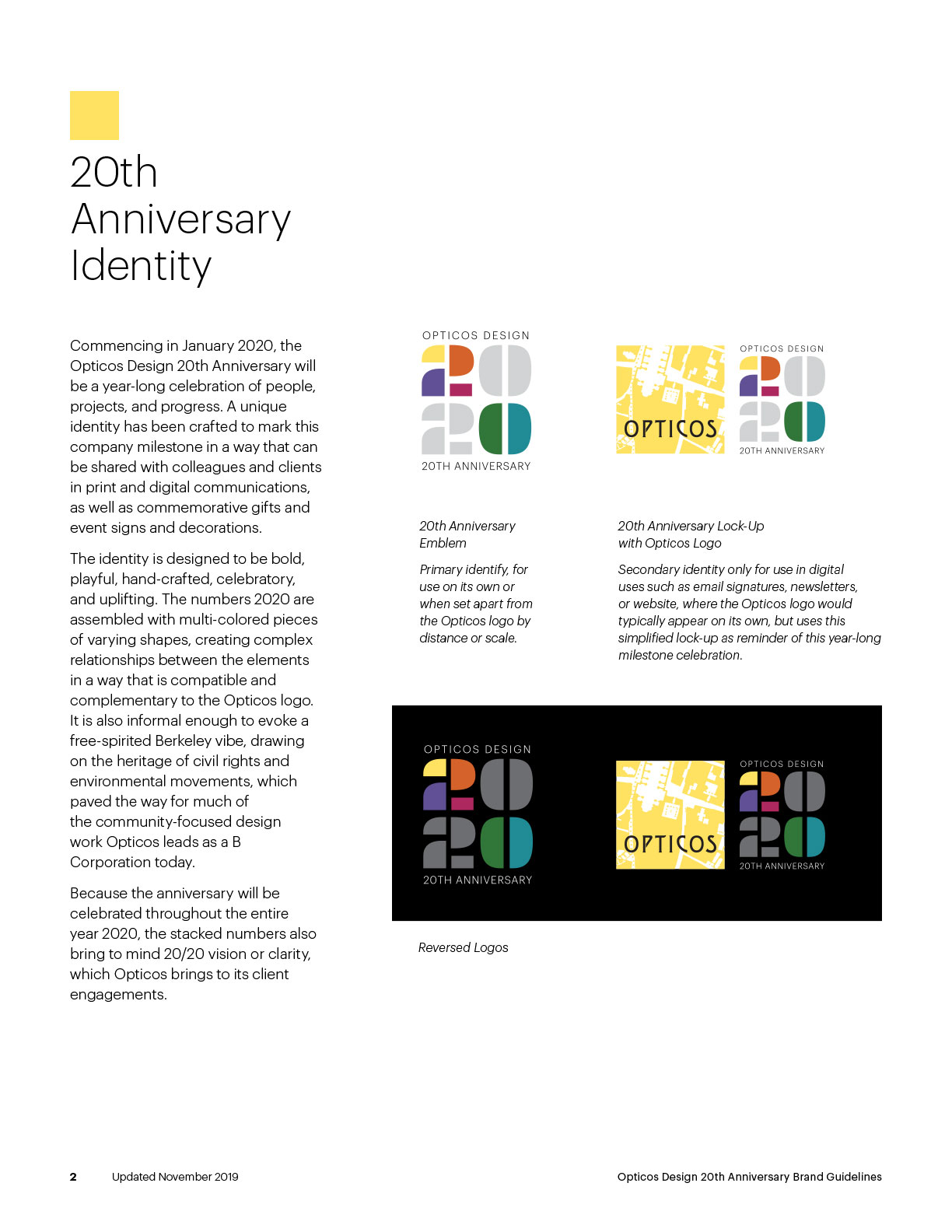 page from style guide