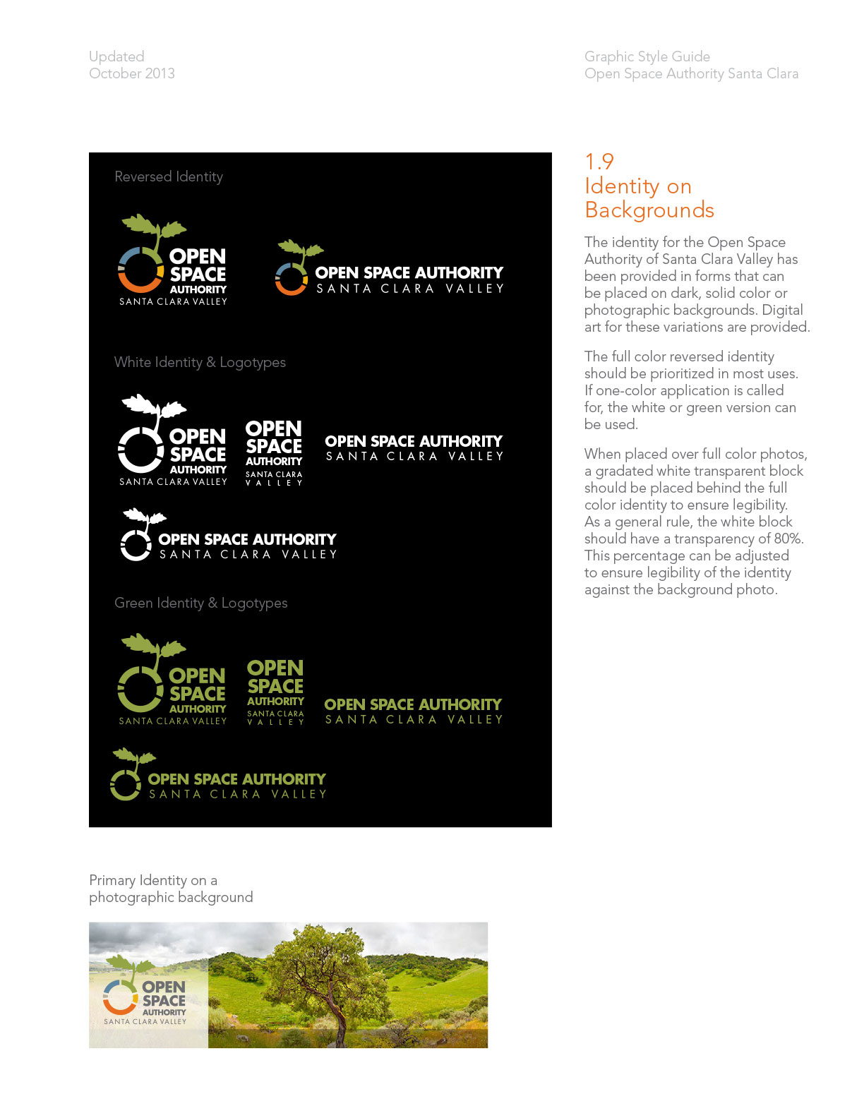 Page from Brand Guidelines