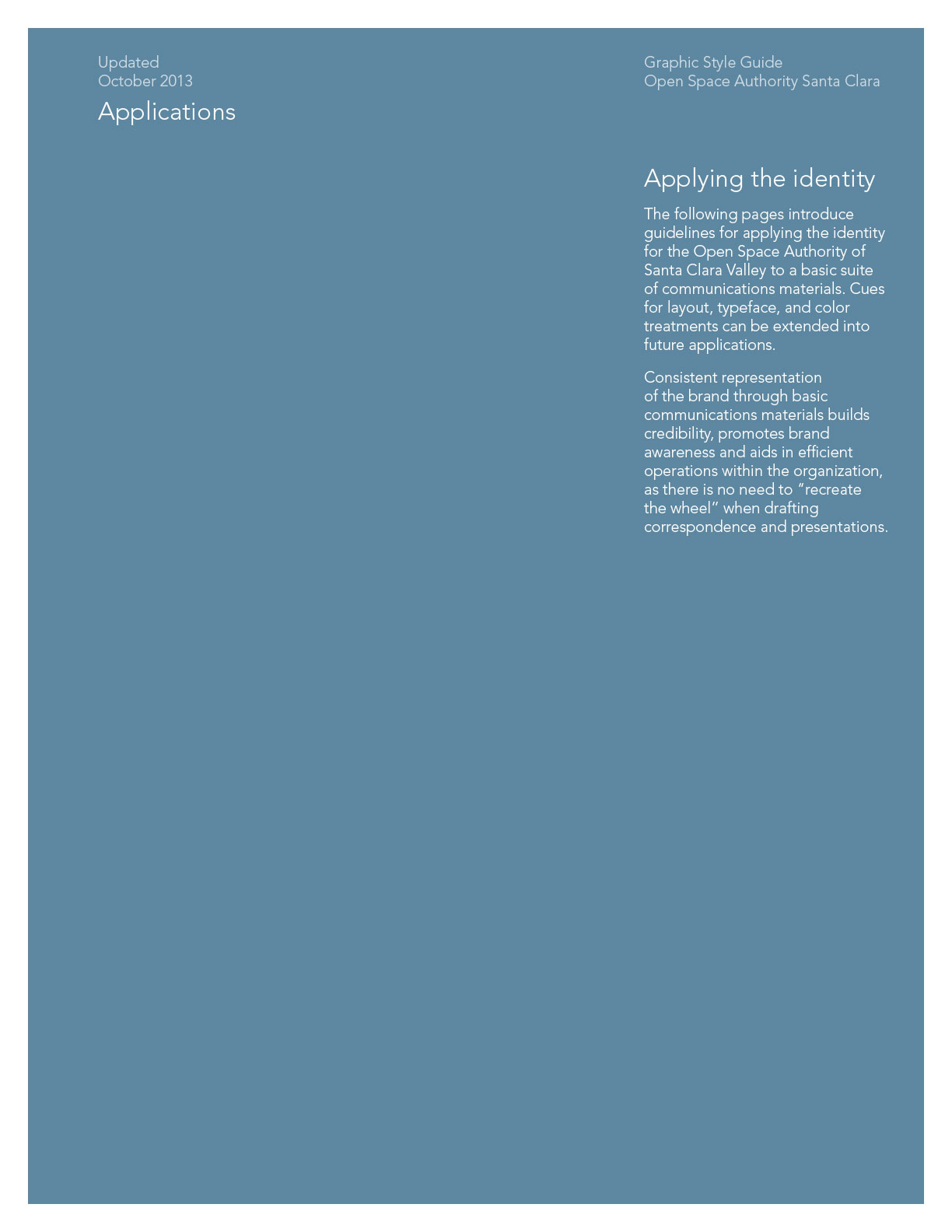 Page from Brand Guidelines