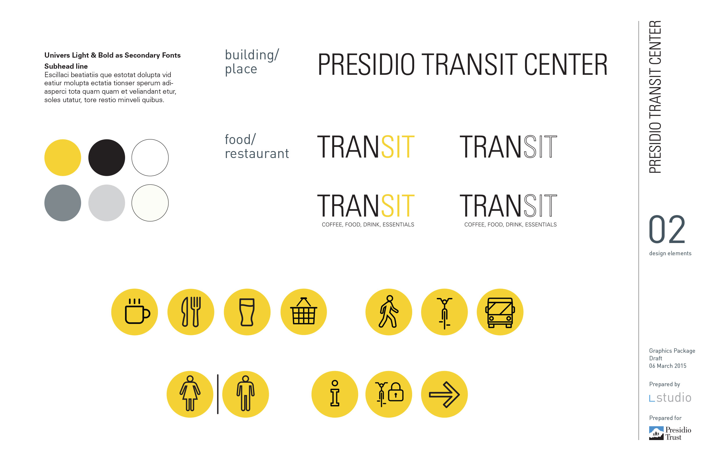 Sign package drawings