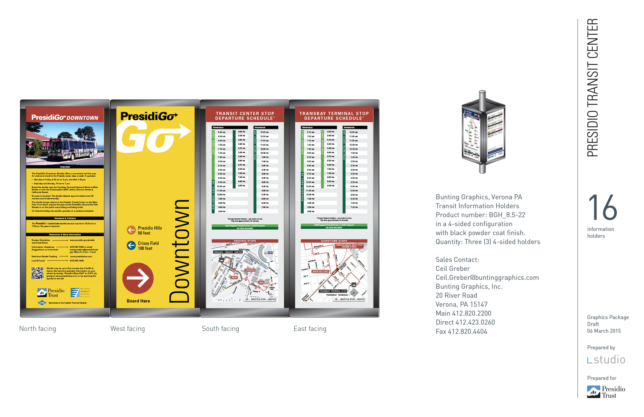 Sign package drawings