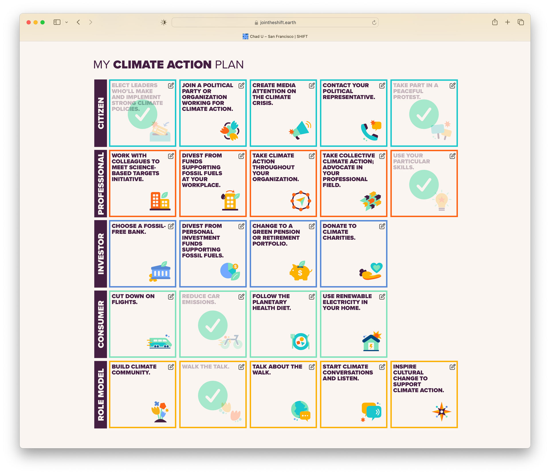 SHIFT website screenshot