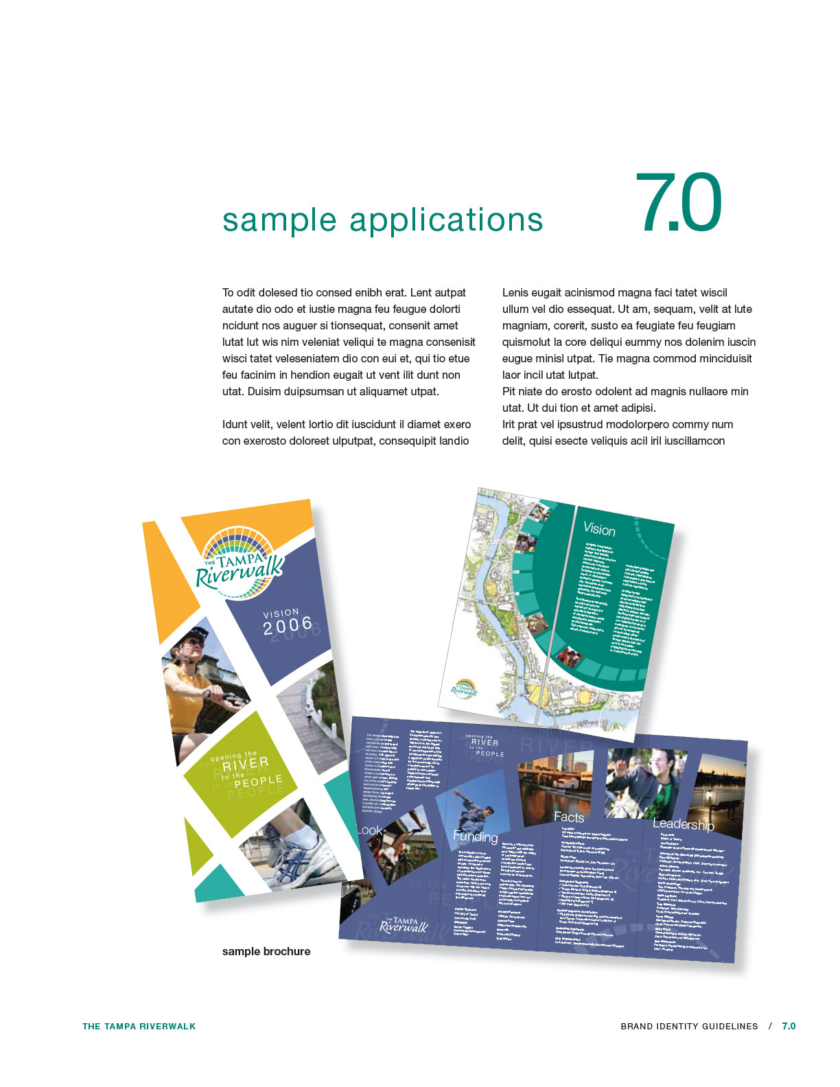 Page from brand guidelines.